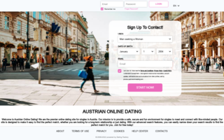 Austrian Online Dating Homepage Image