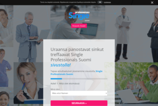 Finnish Single Professionals Homepage Image